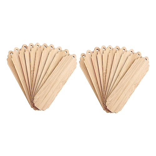 HAPINARY 20 Stück DIY Holz Lesezeichen Blanko für Handwerk Unbehandelte Holzplatten Basteln von Lesezeichen Schlüsselanhängern und Dekorationen für und Besondere Anlässe von HAPINARY