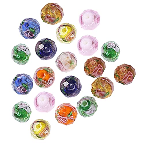 HAPINARY 20 Stück Facettierte Glasperlen, Lose Perlen, DIY Girlande, Glasperlen, DIY Perlen, Schmuckherstellung, Perlen, Armband, DIY Perlen, Glasperlen Zum Basteln, Handarbeitsperlen, HAPINARY 20 Stück Facettierte Glasperlen, Lose Perlen, DIY Girlande, Glasperlen, DIY Perlen, Schmuckherstellung, Perlen, Armband, DIY Perlen, Glasperlen Zum Basteln, Handarbeitsperlen, von HAPINARY