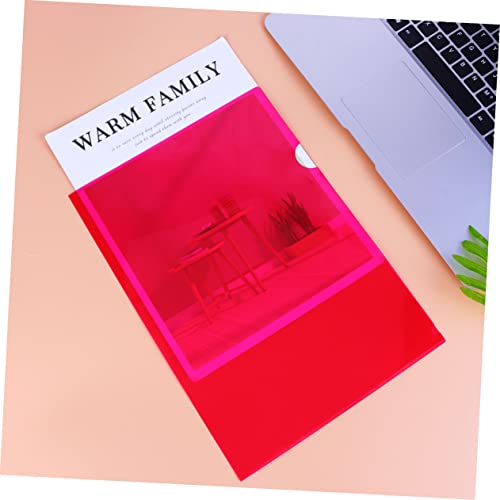 HAPINARY 20 Stück Form Dokumentenordner Transparente Praktische Aktenmappe für Büro und Schule Reißfest Leicht Farblich Gemischt Zufällige Farbe Zufällige Farbe von HAPINARY