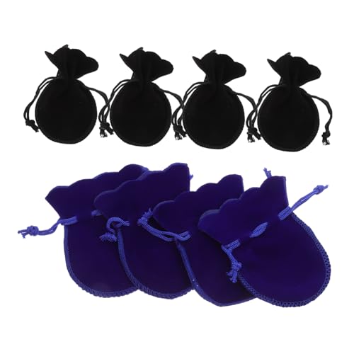 HAPINARY 20 Stück Kleine Schmuckbeutel mit Kordelzug Samtartige Aufbewahrungstaschen Blau und Schwarz Elegante Schmuckverpackung für Ringe Ohrringe und Halsketten Praktisches HAPINARY 20 Stück Kleine Schmuckbeutel mit Kordelzug Samtartige Aufbewahrungstaschen Blau und Schwarz Elegante Schmuckverpackung für Ringe Ohrringe und Halsketten Praktisches von HAPINARY