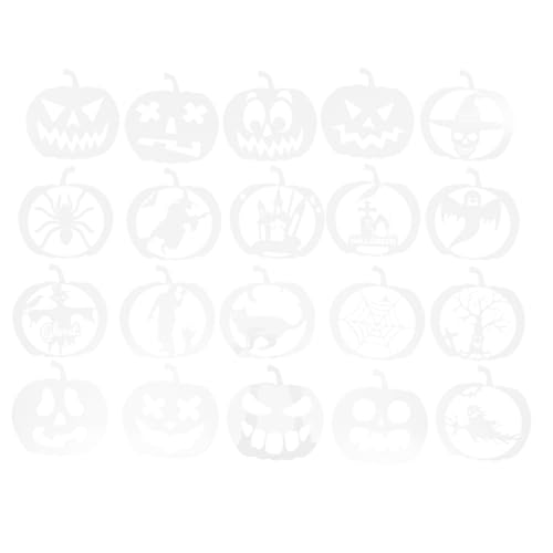 HAPINARY 20 Stück Kürbis Vorlagen, Druckschablonen, Wandschablonen, Halloween Schablonen, Malschablonen Für, Kürbis Schablonen, Schablonen Zum Basteln, Wiederverwendbare Schablonen, HAPINARY 20 Stück Kürbis Vorlagen, Druckschablonen, Wandschablonen, Halloween Schablonen, Malschablonen Für, Kürbis Schablonen, Schablonen Zum Basteln, Wiederverwendbare Schablonen, von HAPINARY