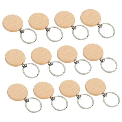 HAPINARY 20 Stück Teiliges Blanko Holz Schlüsselanhänger Personalisierbare DIY Holz Schlüsselringe für Bastelprojekte Lackierbar Naturbelassen HAPINARY 20 Stück Teiliges Blanko Holz Schlüsselanhänger Personalisierbare DIY Holz Schlüsselringe für Bastelprojekte Lackierbar Naturbelassen von HAPINARY