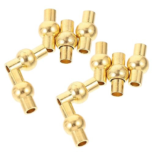 HAPINARY 20 Stück Teiliges DIY Magnetverschluss für Schmuckherstellung Langlebige Magnetische Verschlüsse für Halsketten und Armbänder Goldfarbene Magnetische Schmuckverbinder für DIY HAPINARY 20 Stück Teiliges DIY Magnetverschluss für Schmuckherstellung Langlebige Magnetische Verschlüsse für Halsketten und Armbänder Goldfarbene Magnetische Schmuckverbinder für DIY von HAPINARY