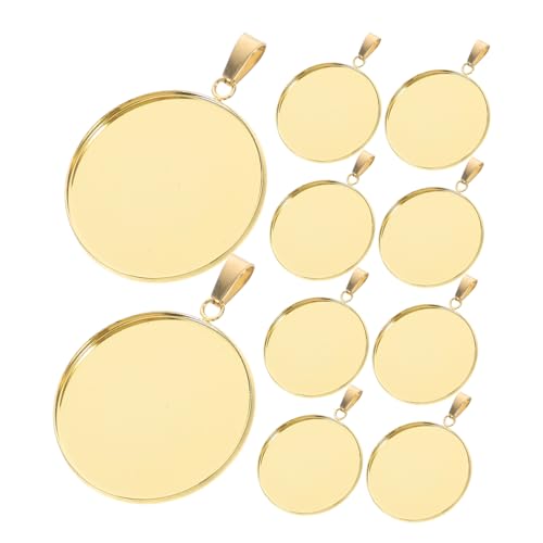 HAPINARY 20 Stück Teiliges DIY Schmuck Anhänger Rund Anhängerhalter Basis für Halsketten Cabochon Schmuckherstellung Zubehör Robust Langlebig für Bastelarbeiten HAPINARY 20 Stück Teiliges DIY Schmuck Anhänger Rund Anhängerhalter Basis für Halsketten Cabochon Schmuckherstellung Zubehör Robust Langlebig für Bastelarbeiten von HAPINARY