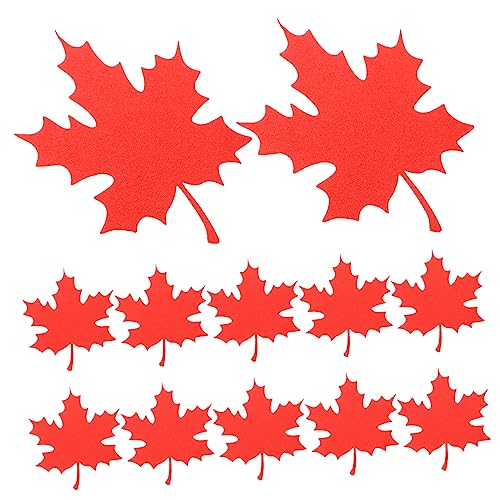 HAPINARY 20 Stück Teiliges Glitzernde Ahornblätter Papier Ausschnitte Herbstliche Streudeko für Erntedankfest und Herbstparty Handgeschnittene Rote Maple Leaves Ornament Dekoration HAPINARY 20 Stück Teiliges Glitzernde Ahornblätter Papier Ausschnitte Herbstliche Streudeko für Erntedankfest und Herbstparty Handgeschnittene Rote Maple Leaves Ornament Dekoration von HAPINARY