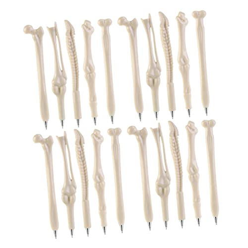 HAPINARY 20 Stück Teiliges Halloween Kugelschreiber in Knochenform mit Schwarzer Kreative Schreibstifte für Schüler Glattes Schreiben Leichte Tragbare Halloween Stifte HAPINARY 20 Stück Teiliges Halloween Kugelschreiber in Knochenform mit Schwarzer Kreative Schreibstifte für Schüler Glattes Schreiben Leichte Tragbare Halloween Stifte von HAPINARY