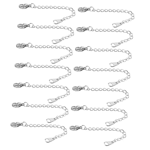 HAPINARY 20 Stück Teiliges Halskettenverlängerung mit Karabinerverschluss Langlebige Kettenverlängerung für Halsketten Armbänder und Fußkettchen Vielseitig Einsetzbar für Schmuck DIY und HAPINARY 20 Stück Teiliges Halskettenverlängerung mit Karabinerverschluss Langlebige Kettenverlängerung für Halsketten Armbänder und Fußkettchen Vielseitig Einsetzbar für Schmuck DIY und von HAPINARY