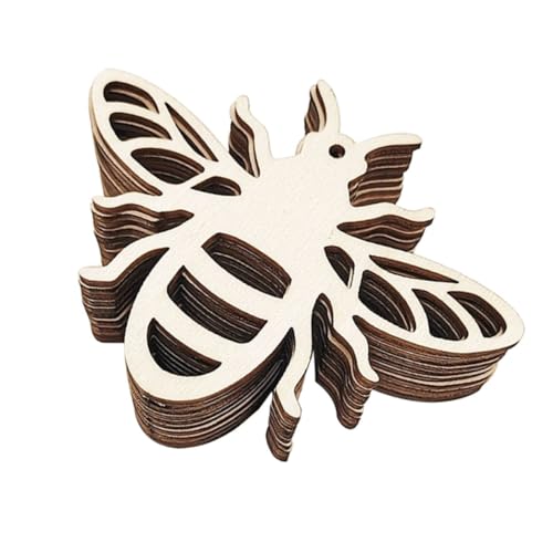 HAPINARY 20 Stück Teiliges Holzscheiben mit Filigranem Hohlem Bienen Motiv Natürliche Holzanhänger für DIY Deko Langlebig und Kreativ zum Bemalen und Basteln HAPINARY 20 Stück Teiliges Holzscheiben mit Filigranem Hohlem Bienen Motiv Natürliche Holzanhänger für DIY Deko Langlebig und Kreativ zum Bemalen und Basteln von HAPINARY