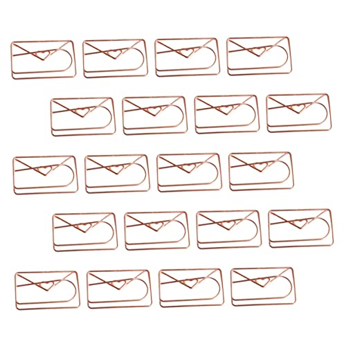 HAPINARY 20 Stück Teiliges Zarte Umschlag Büroklammern Roségold Dekorative Langlebige Papierklammern für Büro Scrapbook Notizbuch und Kalender Praktische Handliche Schreibwarenclips HAPINARY 20 Stück Teiliges Zarte Umschlag Büroklammern Roségold Dekorative Langlebige Papierklammern für Büro Scrapbook Notizbuch und Kalender Praktische Handliche Schreibwarenclips von HAPINARY