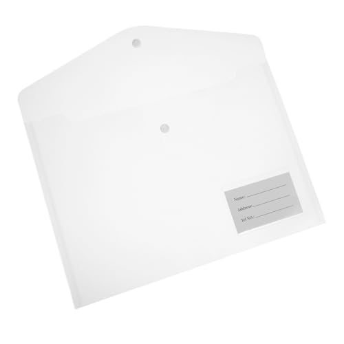 HAPINARY 20 Stück Transparente Aktentaschen, Durchsichtige Ordner Für Dokumente, Plastiktaschenordner, Plastikumschläge, Plastikdokumentenhalter, Plastikaktenordner, Durchsichtige HAPINARY 20 Stück Transparente Aktentaschen, Durchsichtige Ordner Für Dokumente, Plastiktaschenordner, Plastikumschläge, Plastikdokumentenhalter, Plastikaktenordner, Durchsichtige von HAPINARY