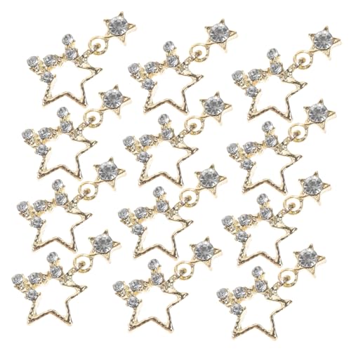 HAPINARY 20 Teiliges Nagel Strass Set, Stern Anhänger Für Nägel, Nagel Edelsteine, Nagelkunst Strasssteine, Nagel Juwelen, Nagel Strasssteine ​​Für Gelnägel, Nagel Stern Anhänger, Nagel von HAPINARY