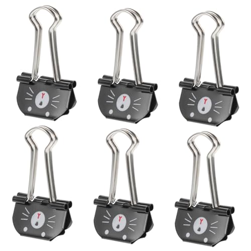 HAPINARY 20 Teiliges Sardellen Binderclip Sortiment, Büroklammern Aus Metall, Einfache Büroklammern, Binderclips, Kleine Büroklammerhalter Für Schreibtisch, Papierklammern, Kleine von HAPINARY