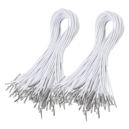 HAPINARY 200 Stück Elastische Schnur mit Metallenden für Diy Projekte Maskenherstellung Buchbindung Aufhängen von Lange Gummibänder für Bastelarbeiten und Tragbar HAPINARY 200 Stück Elastische Schnur mit Metallenden für Diy Projekte Maskenherstellung Buchbindung Aufhängen von Lange Gummibänder für Bastelarbeiten und Tragbar von HAPINARY