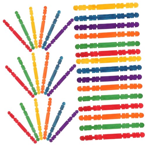 HAPINARY 200 Stück Farbige Bastelstäbchen, DIY Stäbchen, Bunte Holzstäbchen, Farbige Eisstiele Zum Basteln, Kleine Gezackte Stäbchen, Gezackte DIY Stäbchen, Dekorative Gezackte Stäbchen, HAPINARY 200 Stück Farbige Bastelstäbchen, DIY Stäbchen, Bunte Holzstäbchen, Farbige Eisstiele Zum Basteln, Kleine Gezackte Stäbchen, Gezackte DIY Stäbchen, Dekorative Gezackte Stäbchen, von HAPINARY