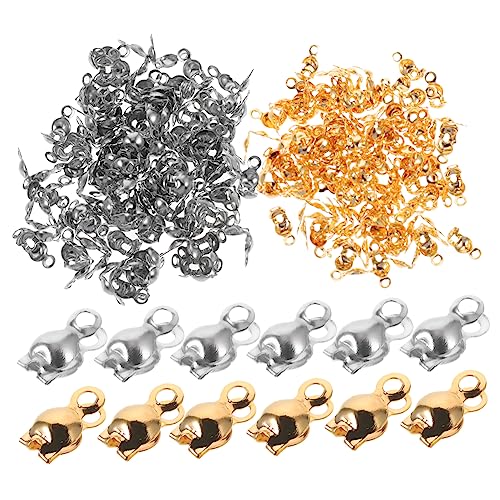 HAPINARY 200 Stück Halskettenknotenabdeckungen Schnallen Kettenschnalle Endschnalle Für Schmuck Armband Endschnalle Schmuckherstellung Endschnalle Endschnalle Knotenabdeckungen HAPINARY 200 Stück Halskettenknotenabdeckungen Schnallen Kettenschnalle Endschnalle Für Schmuck Armband Endschnalle Schmuckherstellung Endschnalle Endschnalle Knotenabdeckungen von HAPINARY