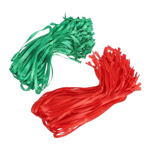 HAPINARY 200 Stück Ornamentseil Weihnachtsbaumbandhaken Weihnachtsornamentband Verriegelungsseile Weihnachtsornament Aufhänger Weihnachtsornament Aufhänger Weihnachtsparty Zubehör von HAPINARY