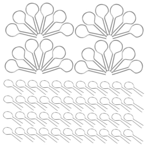 HAPINARY 200 Stück R-förmige Brennnadeln aus Hochtemperaturbeständigem Nichrom für DIY Keramik Anhänger Glasfusing Perlenornamente Brennofen Zubehör von HAPINARY