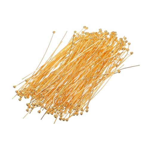 HAPINARY 200 Stück Runde Pins für Diy Schmuckherstellung Zubehör für Armbänder Ohrringe Hochwertige Bastelmaterialien von HAPINARY