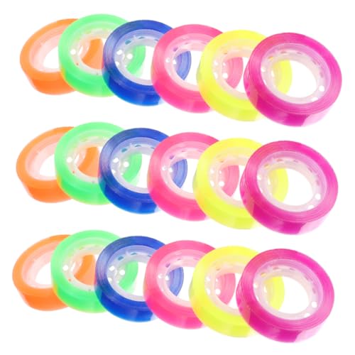 HAPINARY 24 Rollen Transparentes Farbiges Klebeband Starkes Reißfestes Büro und DIY Klebeband Vielseitig Einsetzbar für Verpackungen Geschenke Heim und Bastelbedarf HAPINARY 24 Rollen Transparentes Farbiges Klebeband Starkes Reißfestes Büro und DIY Klebeband Vielseitig Einsetzbar für Verpackungen Geschenke Heim und Bastelbedarf von HAPINARY