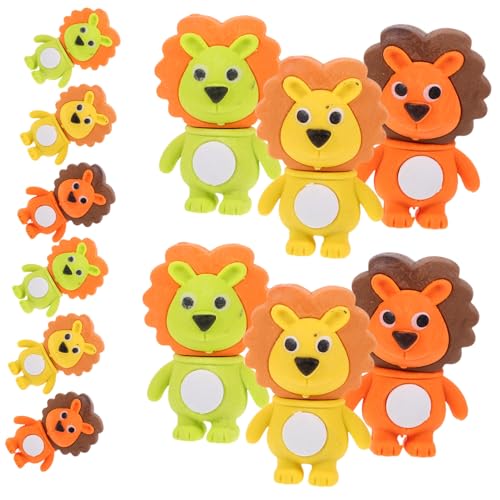 HAPINARY 24 Stück Lion Shaped Erasers Portable Mini Radiergummis für Schule Süßes Design für Einfach zu Verwenden HAPINARY 24 Stück Lion Shaped Erasers Portable Mini Radiergummis für Schule Süßes Design für Einfach zu Verwenden von HAPINARY