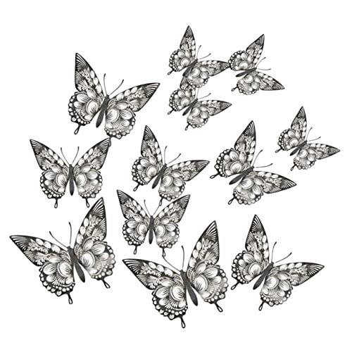 HAPINARY 3D-Schmetterlings-Wandaufkleber 24 Stück glitzernde Wandaufkleber entfernbar und wiederverwendbar für den Wohnraum HAPINARY 3D-Schmetterlings-Wandaufkleber 24 Stück glitzernde Wandaufkleber entfernbar und wiederverwendbar für den Wohnraum von HAPINARY