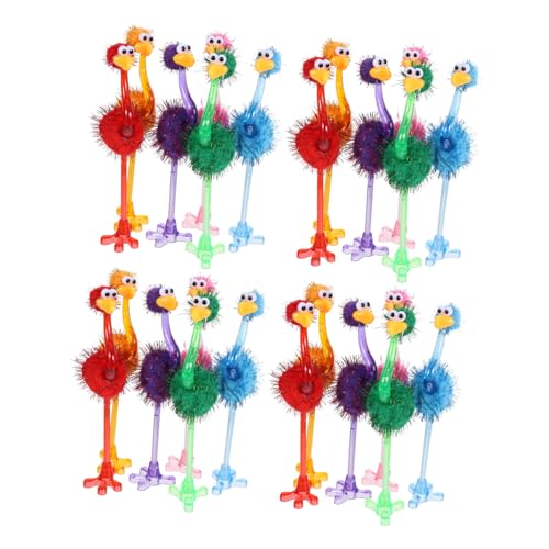 HAPINARY 24 Stück Teiliges Kugelschreiber mit Niedlichen Plüsch Ostrich Blaue Kugelschreiber für Schüler Flexible Kappen Ergonomisch Langlebig und Glatt Schreibend für Schule und HAPINARY 24 Stück Teiliges Kugelschreiber mit Niedlichen Plüsch Ostrich Blaue Kugelschreiber für Schüler Flexible Kappen Ergonomisch Langlebig und Glatt Schreibend für Schule und von HAPINARY