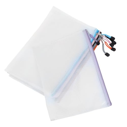 HAPINARY 24 Stück Wasserdichte Aktentaschen, Netztasche Mit Reißverschluss, Durchsichtige Tasche, Reißverschlusstasche, Reißverschlusstaschen Für Den Unterricht, Reißverschlusstaschen, von HAPINARY