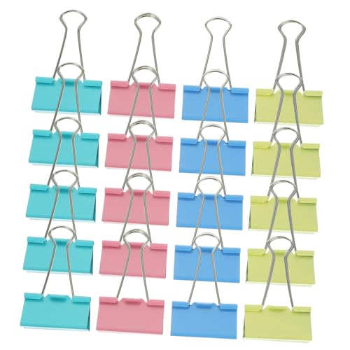 HAPINARY 24 Stücke Binder Clips Büroklammer Halter Büro Clip Büro Liefert HAPINARY 24 Stücke Binder Clips Büroklammer Halter Büro Clip Büro Liefert von HAPINARY