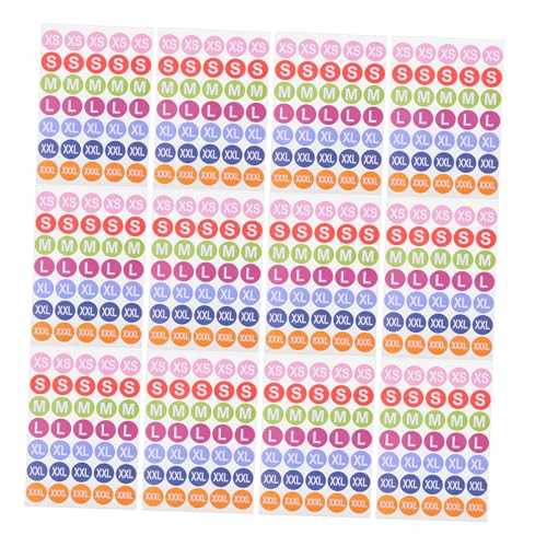 HAPINARY 25 Blatt Selbstklebende Größenetiketten Für Kleidung Schuhe Hüte Klar Lesbar Stark Haftend Vielseitig Einsetzbar von HAPINARY