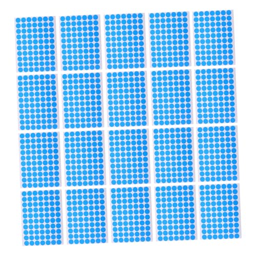 HAPINARY 25 Blatt Wasserdichte Runde Klebepunkte Bögen Selbstklebende PVC Etiketten für Drucken und Handschriftliche Beschriftung Vielseitig für Lebensmittel Medizin Industrie HAPINARY 25 Blatt Wasserdichte Runde Klebepunkte Bögen Selbstklebende PVC Etiketten für Drucken und Handschriftliche Beschriftung Vielseitig für Lebensmittel Medizin Industrie von HAPINARY
