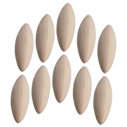 HAPINARY 25 Stück Holzperlen Zubehör, Holzperlen Ohne Löcher, Perlen Für DIY Schmuckherstellung, Charms, Holzperlen, Ohrringperlen, Lose Perlen, Abstandsperlen Für Armbänder, Holzperlen von HAPINARY
