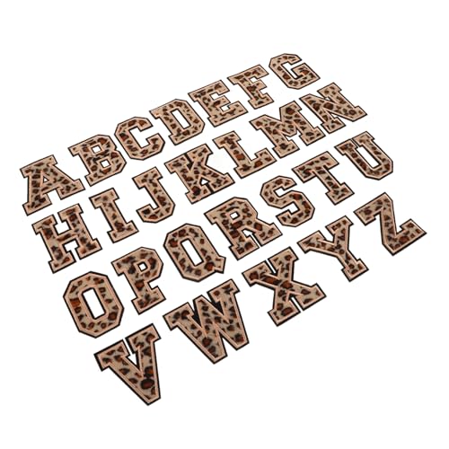 HAPINARY 26 Stück Buchstaben Patch Zum Aufbügeln, Buchstaben Für Kleidung, Stoffflicken Für Kleidung, Stickflicken, Kleine Buchstaben Zum Aufbügeln, Stoffbuchstaben Zum Aufbügeln, von HAPINARY