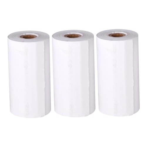 HAPINARY 3 Rollen Kamerapapier, Ersatzpapier, Thermodruckpapier, Thermopapier Für Sofortbildkameras, Thermoetikettenpapier, Thermokassenpapier, Nachfüllpapier Für Sofortbildkameras von HAPINARY