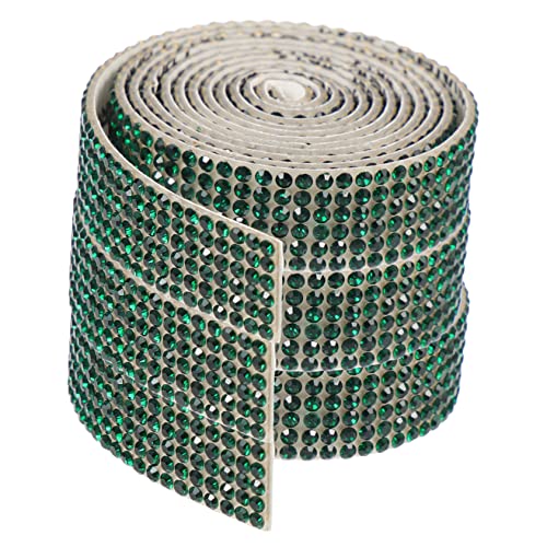 HAPINARY 3 Rollen Selbstklebendes Strassband, Dekorativer Bastelbesatz, Multifunktionales Strassband, Handgefertigter Bastelbesatz, Verschleißfester Bastelbesatz, Exquisites Tassenband, von HAPINARY