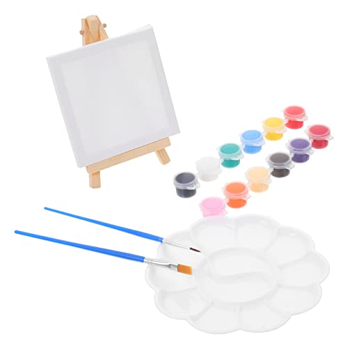 HAPINARY 3 Sätze Desktop Staffelei Set Holz Malzubehör für DIY Projekte und für Künstler Teiliges Set zur Unterstützung von Öl und Acrylmalerei HAPINARY 3 Sätze Desktop Staffelei Set Holz Malzubehör für DIY Projekte und für Künstler Teiliges Set zur Unterstützung von Öl und Acrylmalerei von HAPINARY