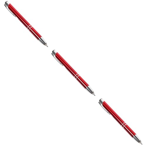 HAPINARY 3 Stück LED Kugelschreiber mit Metallgehäuse Wiederverwendbar Rotes Licht für Büro und Ergonomisches Design Müheloses Schreiben Vielseitig Einsetzbar HAPINARY 3 Stück LED Kugelschreiber mit Metallgehäuse Wiederverwendbar Rotes Licht für Büro und Ergonomisches Design Müheloses Schreiben Vielseitig Einsetzbar von HAPINARY