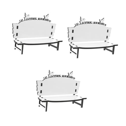 HAPINARY 3 Stück Stuhl Styling Zubehör, Stuhlbild Rohlinge Für Stühle, Sublimationsrohlinge, Stuhl Sublimationsdekor Rohlinge, Sublimationsrohlinge, Gedenkbank, Erinnerungsbank, Ornament von HAPINARY