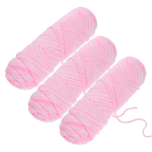 HAPINARY 3 Stück Teiliges Baumwollgarn zum Stricken und Häkeln Weiches Hautfreundliches Profi Strickgarn für DIY Schals Mützen und Pullover Farbenfrohes Langlebiges Garn für HAPINARY 3 Stück Teiliges Baumwollgarn zum Stricken und Häkeln Weiches Hautfreundliches Profi Strickgarn für DIY Schals Mützen und Pullover Farbenfrohes Langlebiges Garn für von HAPINARY