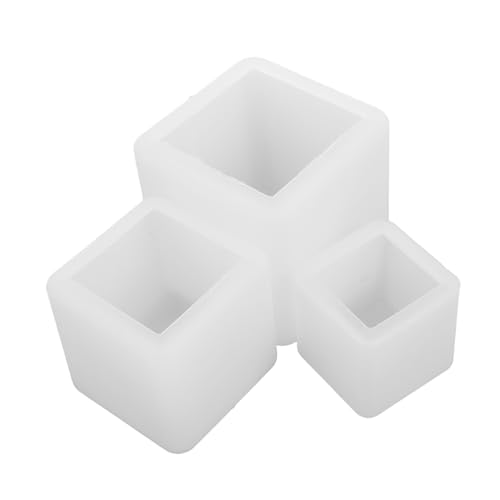 HAPINARY 3 Stück Teiliges Klare Silikonwürfel-formen Hitzebeständige Transparente Quadratische Silikonformen Epoxidharzgeeignet Vielseitige Gießformen für DIY Kunst Schmuck HAPINARY 3 Stück Teiliges Klare Silikonwürfel-formen Hitzebeständige Transparente Quadratische Silikonformen Epoxidharzgeeignet Vielseitige Gießformen für DIY Kunst Schmuck von HAPINARY