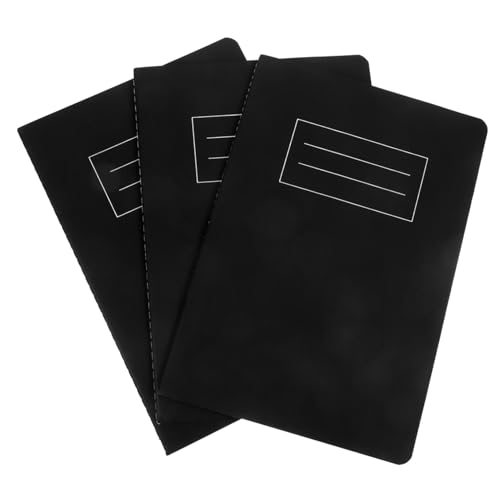 HAPINARY 3 Stück Teiliges Notizbuch mit Karierten Glattes Leichtes Schüler Notizheft für Tagebuch Planung Tragbares Schreibheft für Alltag und Schule HAPINARY 3 Stück Teiliges Notizbuch mit Karierten Glattes Leichtes Schüler Notizheft für Tagebuch Planung Tragbares Schreibheft für Alltag und Schule von HAPINARY
