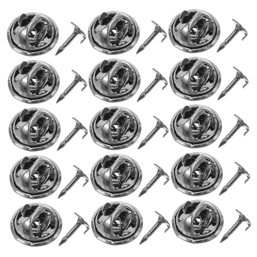 HAPINARY 30 Sätze Metall Schmetterlingsverschluss Anstecknadeln für DIY Basteln Broschen Verschlüsse Vielseitige Pin Locking Backs für Schmuck Kleidung Hüte Langlebige Metallpins HAPINARY 30 Sätze Metall Schmetterlingsverschluss Anstecknadeln für DIY Basteln Broschen Verschlüsse Vielseitige Pin Locking Backs für Schmuck Kleidung Hüte Langlebige Metallpins von HAPINARY
