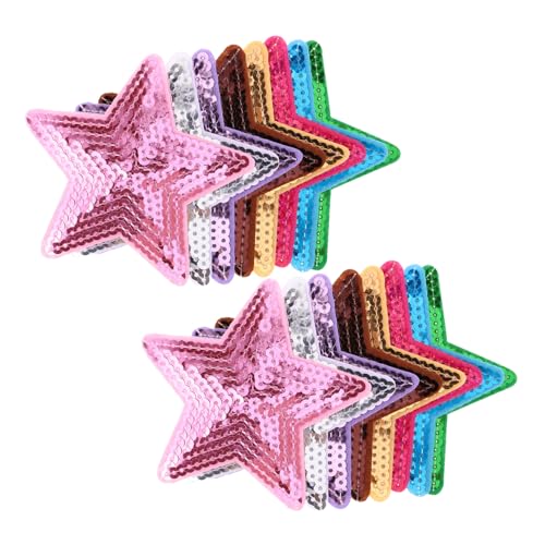 HAPINARY 30 Stück Glitzer Pailletten Stern Aufnäher zum Aufbügeln Fünf-punkte Stern Applikationen mit Robuster Stickerei Vielseitige Jeansjacken Patches zum Abdecken von Flecken und HAPINARY 30 Stück Glitzer Pailletten Stern Aufnäher zum Aufbügeln Fünf-punkte Stern Applikationen mit Robuster Stickerei Vielseitige Jeansjacken Patches zum Abdecken von Flecken und von HAPINARY