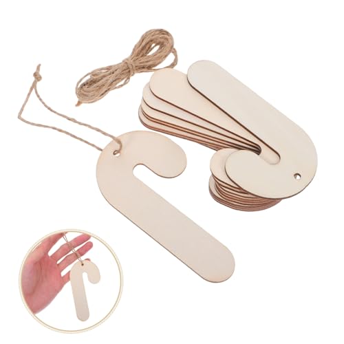 HAPINARY 30 Stück Teiliges Candy Cane Holz Unbehandelte Weihnachts Holzanhänger zum Bemalen Leicht Hängende Diy Holzscheiben für Weihnachtsfeier Festliche Candy Cane Deko für Zuhause und HAPINARY 30 Stück Teiliges Candy Cane Holz Unbehandelte Weihnachts Holzanhänger zum Bemalen Leicht Hängende Diy Holzscheiben für Weihnachtsfeier Festliche Candy Cane Deko für Zuhause und von HAPINARY