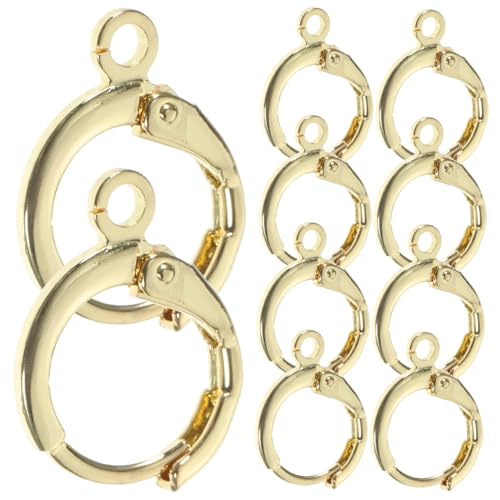 HAPINARY 30 Stück Teiliges Französische Vergoldete Ohrhaken Schmuck DIY Zubehör Damen Ohrschmuck Basteln Sichere Langlebige Metallohrringhaken für Individuelle Anhänger und Perlen HAPINARY 30 Stück Teiliges Französische Vergoldete Ohrhaken Schmuck DIY Zubehör Damen Ohrschmuck Basteln Sichere Langlebige Metallohrringhaken für Individuelle Anhänger und Perlen von HAPINARY