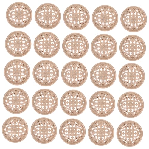 HAPINARY 30 Stück Teiliges Goldene Hohlgearbeitete Metallknöpfe für Damenjacken Robuste DIY Nähknöpfe Vintage Stil als Blazer und Mantelverschluss Vielseitig für Kleidung und Bastelarbeiten von HAPINARY