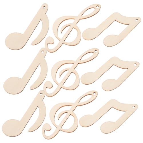 HAPINARY 30 Stück Teiliges Holzscheiben Musiknoten zum Bemalen Glatte Oberfläche Leichte Holzstücke für Diy Bastelprojekte Naturbelassene Notenformen Vielseitig Einsetzbar als Streudeko und HAPINARY 30 Stück Teiliges Holzscheiben Musiknoten zum Bemalen Glatte Oberfläche Leichte Holzstücke für Diy Bastelprojekte Naturbelassene Notenformen Vielseitig Einsetzbar als Streudeko und von HAPINARY