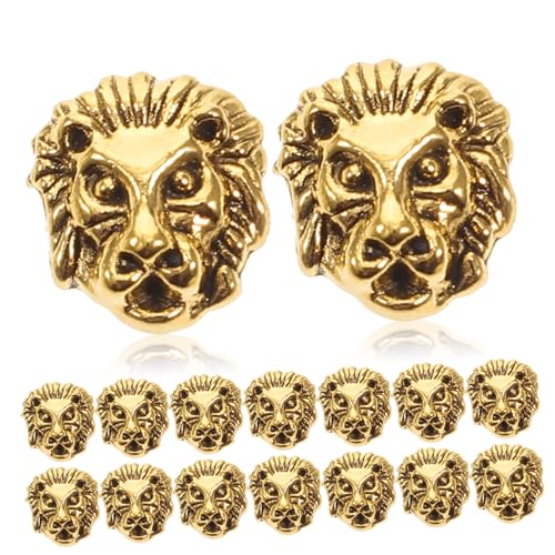 HAPINARY 30 Stück Teiliges Löwen Zwischenperlen aus Langlebiger Zinklegierung Leichte Schmuckperlen mit Großem für DIY Armbänder Halsketten Ohrringe und Haarschmuck Modisch und Einzigartig HAPINARY 30 Stück Teiliges Löwen Zwischenperlen aus Langlebiger Zinklegierung Leichte Schmuckperlen mit Großem für DIY Armbänder Halsketten Ohrringe und Haarschmuck Modisch und Einzigartig von HAPINARY
