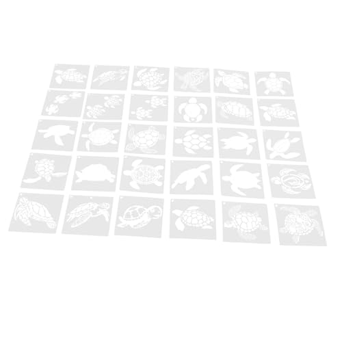 HAPINARY 30 Stück Teiliges Meeres Schildkröten Schablonen Wiederverwendbare Tiermotive für Diy Kunstprojekte Wände Stoffe Steine für Bastelarbeiten HAPINARY 30 Stück Teiliges Meeres Schildkröten Schablonen Wiederverwendbare Tiermotive für Diy Kunstprojekte Wände Stoffe Steine für Bastelarbeiten von HAPINARY