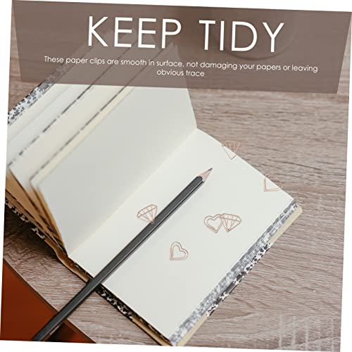 HAPINARY 30 Stück Teiliges Metall Büroklammern in Roségold Kreative und Umschlag Designs Kleine Dekorative Paperclips für Büro Schule Dokumente und Lesezeichen Vielseitig Einsetzbar HAPINARY 30 Stück Teiliges Metall Büroklammern in Roségold Kreative und Umschlag Designs Kleine Dekorative Paperclips für Büro Schule Dokumente und Lesezeichen Vielseitig Einsetzbar von HAPINARY