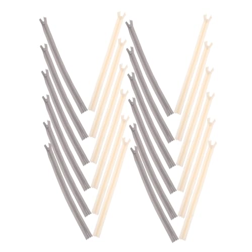 HAPINARY 30 Stück Teiliges Unsichtbare Reißverschlüsse Nylon Geschlossener Stoffrand für Stabile Nähprojekte Geeignet für Kleidung Kissen Kleider Robuste Reibungslose Zipper für Schneiderei HAPINARY 30 Stück Teiliges Unsichtbare Reißverschlüsse Nylon Geschlossener Stoffrand für Stabile Nähprojekte Geeignet für Kleidung Kissen Kleider Robuste Reibungslose Zipper für Schneiderei von HAPINARY